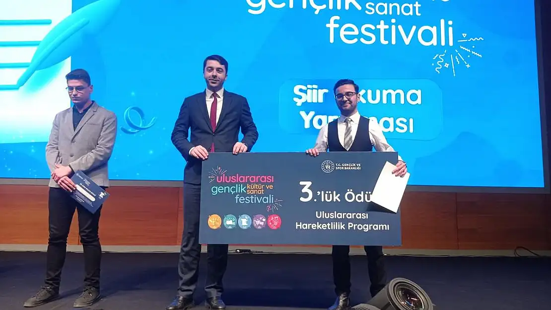 Siirtli Genç Uluslararası Festivalde Üçüncü Oldu