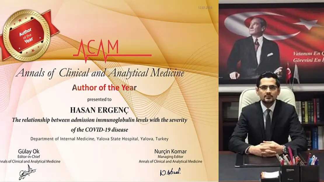 Siirtli Hemşerimiz Doç.Dr.Ergenç'in Büyük Başarısı