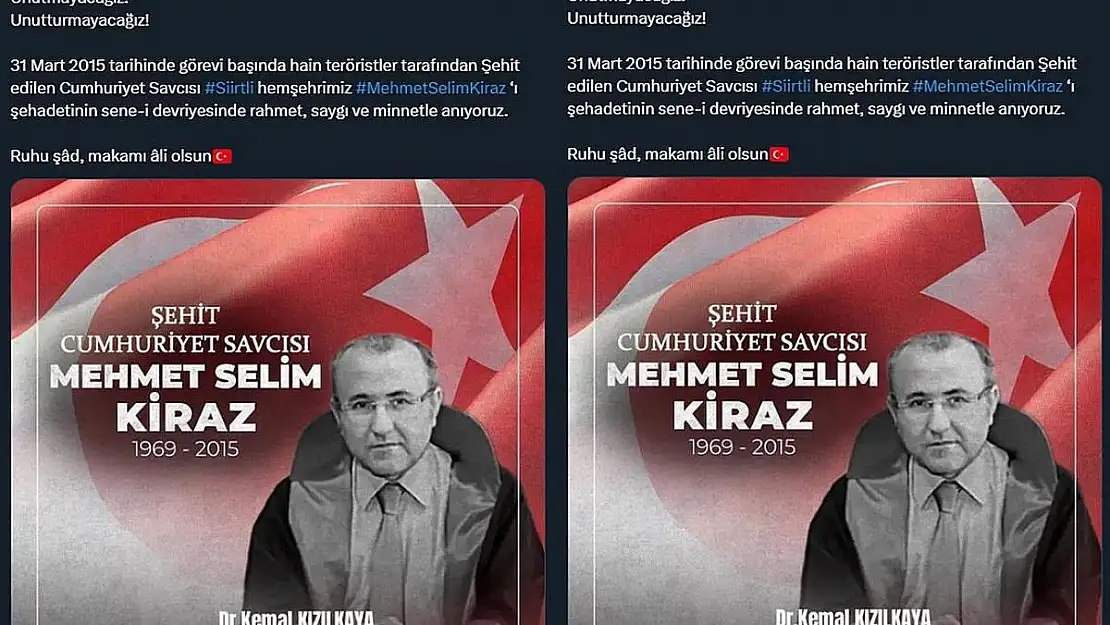 Siirtli Savcı Mehmet Selim Kiraz'ın Şehadetinin 10. Yılı