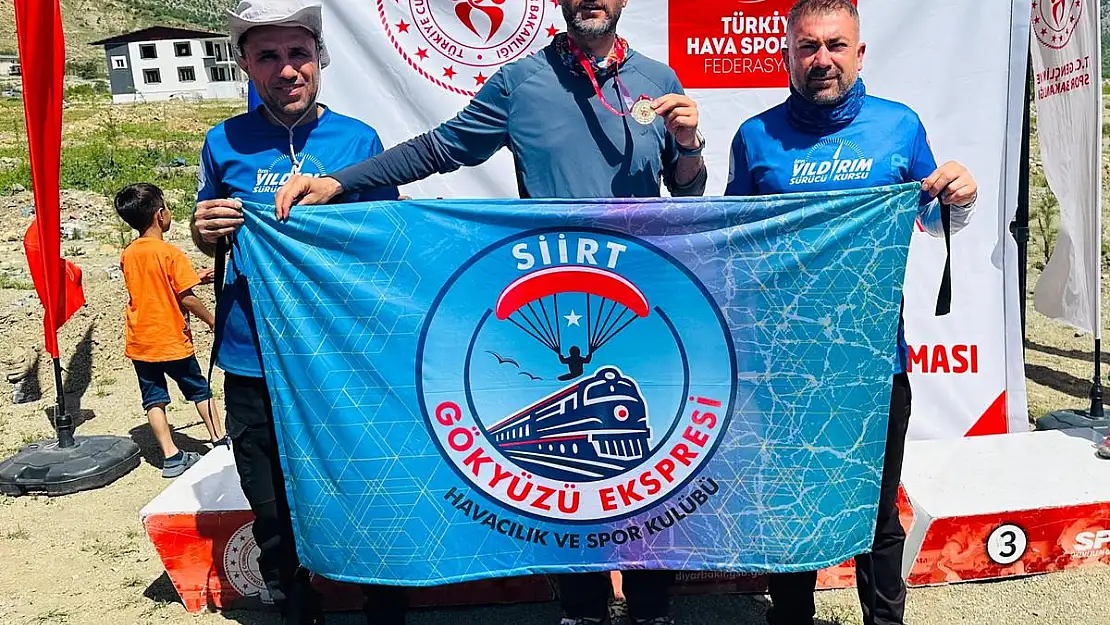 Siirtli Yamaç Paraşütü Sporcusu Şampiyon Oldu