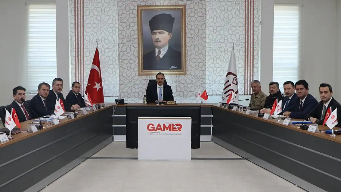 Siirt'te 2025 Yılının İlk İl Asayiş ve Koordinasyon Toplantısı