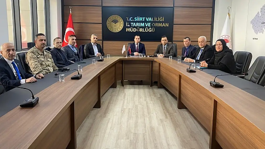 Siirt'te 2025 Yılının İlk Mera Komisyon Toplantısı