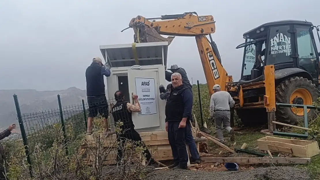 Siirt'te 6. Deprem Gözlem İstasyonu Kuruldu