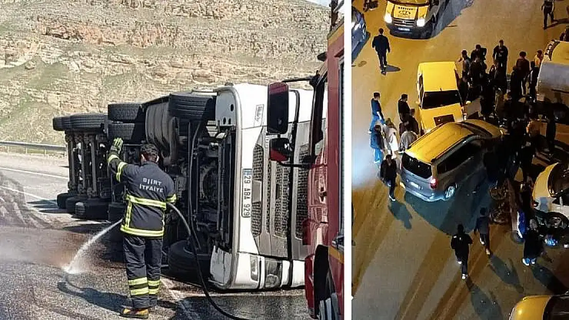 Siirt'te Bayram Tatilindeki Kazalarda 1 Kişi Öldü 10 Kişi Yaralandı