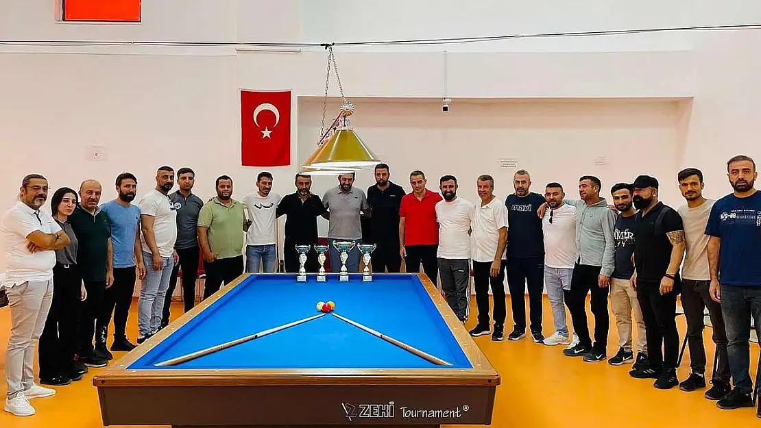 Siirt'te Bilardo 3 Bant İl Şampiyonası Sona Erdi