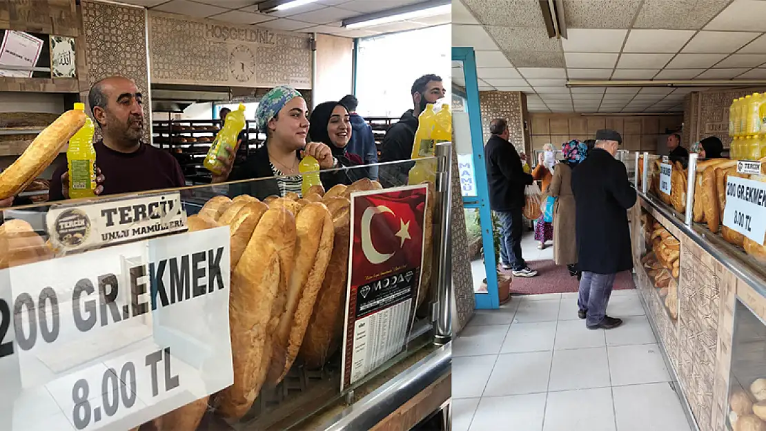 Siirt'te Bir Fırından Ramazan'a Özel İkram Ekmek Alana Bedava Limonata
