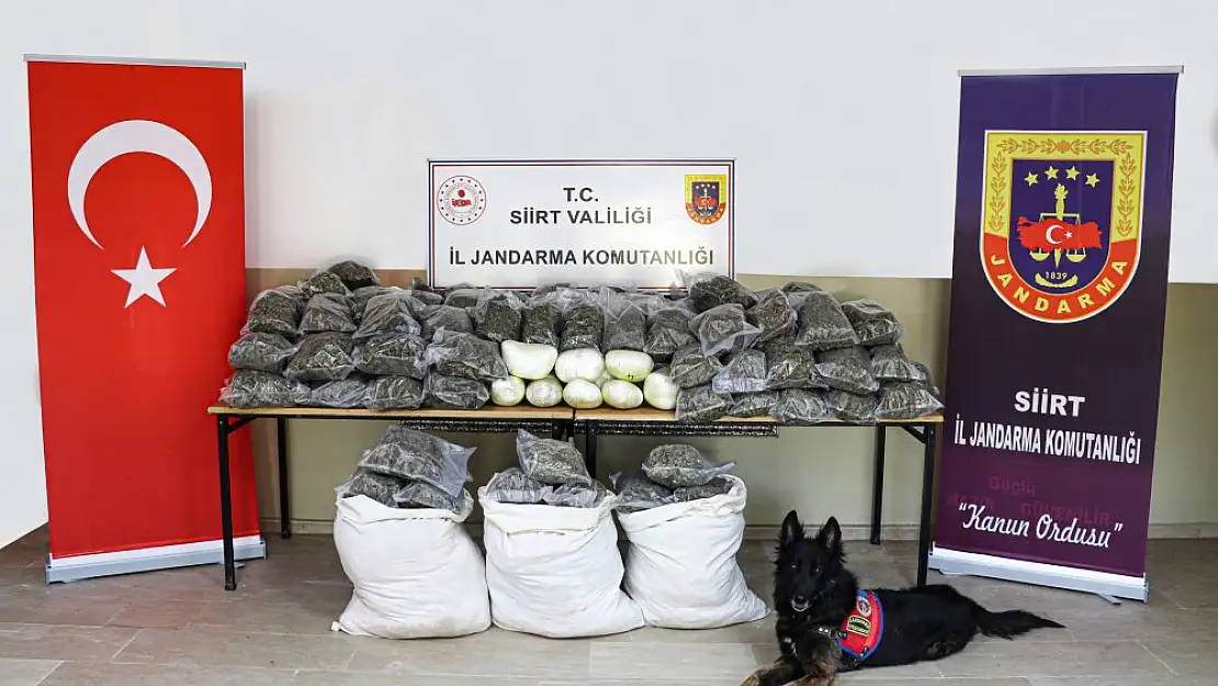 Siirt'te Büyük Uyuşturucu Operasyonu