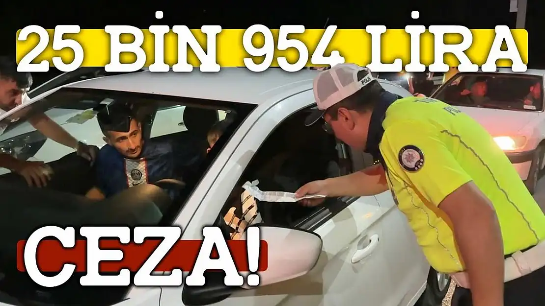 Siirt'te Çocuk Sürücüye ve Araç Sahibine Rekor Seviyede Para Cezası