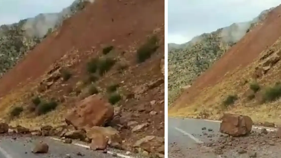 Siirt'te Dev Kayalar Yola Düştü!