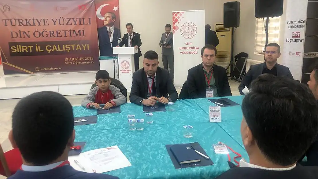 Siirt'te Din Öğretimi İl Çalıştayı Düzenlendi