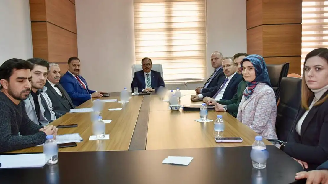Siirt'te Eğitim Yatırımları Değerlendirme ve İstişare Toplantısı