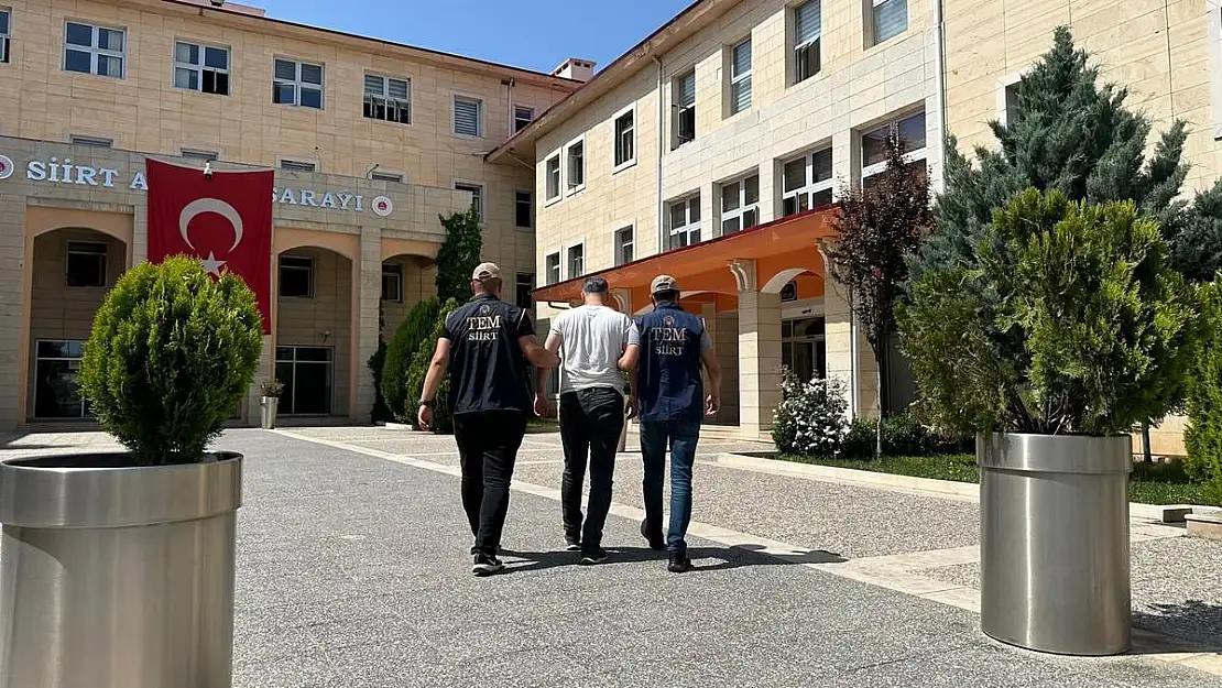 Siirt'te Fetö Terör Örgütüne Üye Olma Suçundan Hapis Cezası Bulunan Şahıs Yakalandı