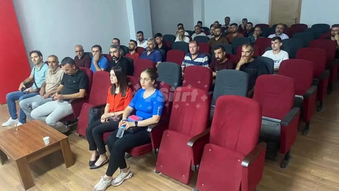 Siirt'te Fırın Çalışanlarına Hijyen Eğitimi Verildi