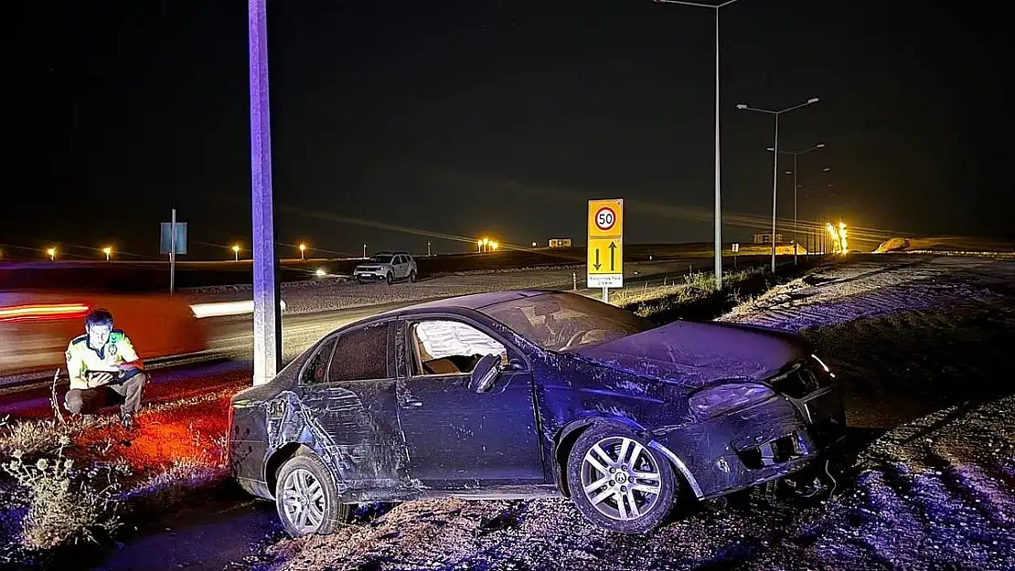 Siirt'te Gece Saatlerinde Trafik Kazası