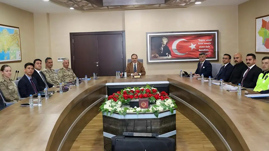 Siirt'te Güvenlik Tedbirleri Masaya Yatırıldı