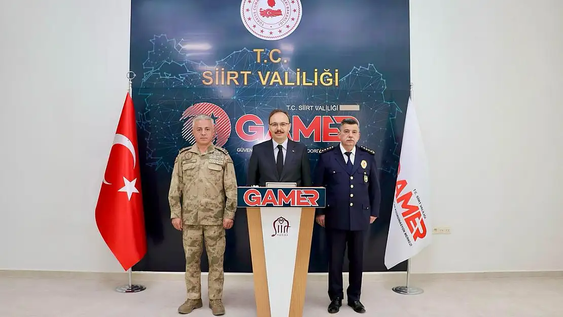 Siirt'te Güvenlik ve Asayiş Değerlendirme Toplantısı Vali Kızılkaya Başkanlığında Yapıldı