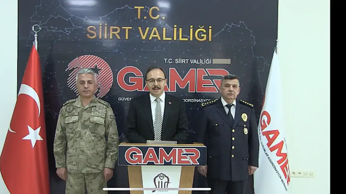 Siirt'te Güvenlik ve Asayişin Başarı Oranı %99,29
