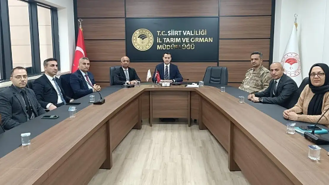 Siirt'te İl Mera Komisyon Toplantısı