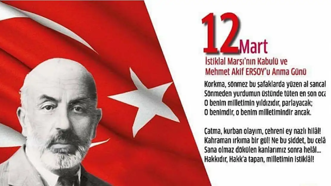 Siirt'te İstiklâl Marşı'nın Kabulü ve Mehmet Akif Ersoy'u Anma Günü Etkinlikleri Programı Açıklandı