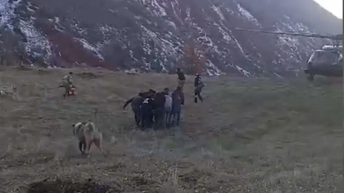 Siirt'te Jandarma Helikopteri, Uçuruma Düşen Yaralı Vatandaşı Hastaneye Ulaştırdı (Videolu Haber)