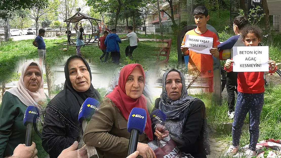 Siirt'te Kadınlar Yeşil Alan İçin Ses Yükseltti: ''Kuran Kursuna Karşı Değiliz, Nefesimizi Kesmeyin''