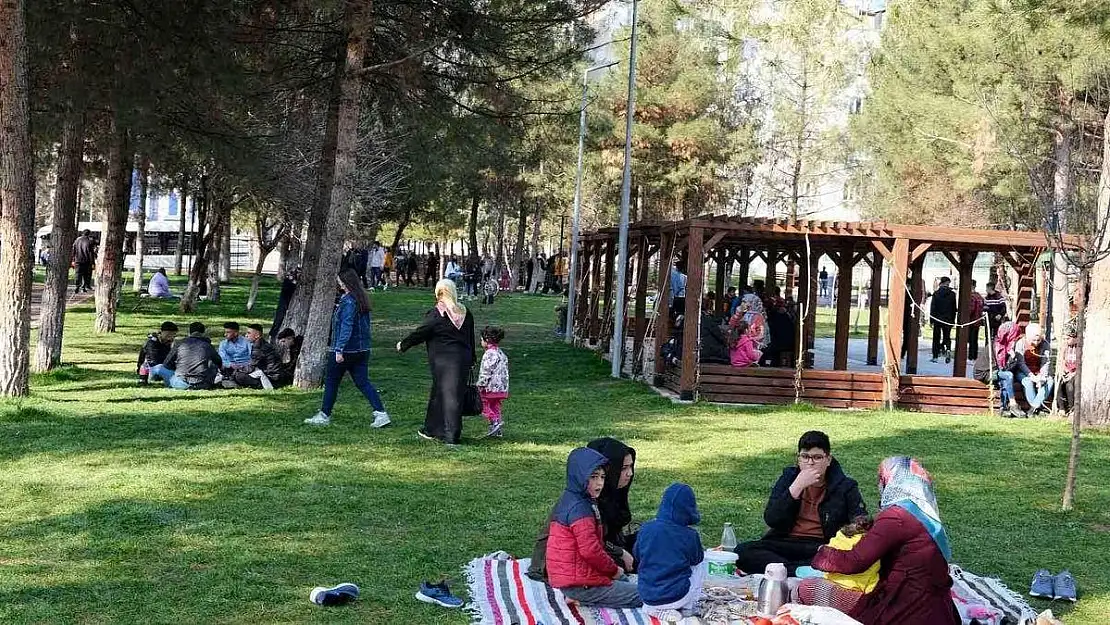 Siirt'te Kış Güneşinin Keyfini Çıkardılar