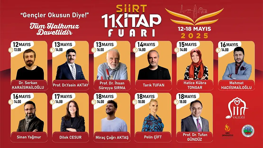 Siirt'te Kültür Şöleni: 11. Kitap Fuarı Gençler İçin Kapılarını Açıyor!