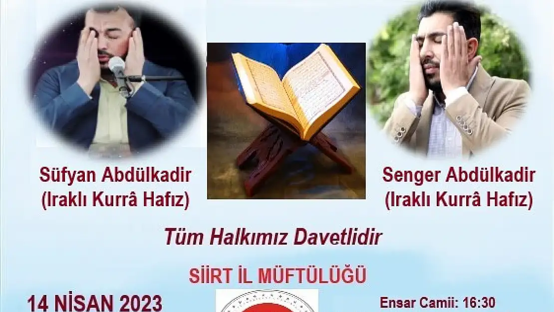 SİİRT'TE KUR'AN ZİYAFETİ
