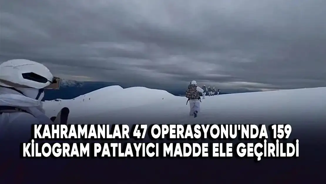 Siirt'te Mağara ve Sığınaklarda Operasyon!