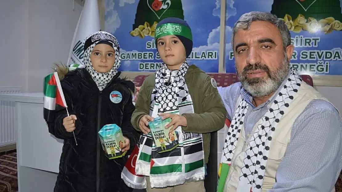 Siirt'te Minik Yürekler Harçlıklarını, Anne Baba İse Altınlarını Gazze'ye Bağışladı