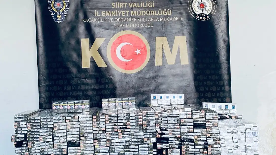 Siirt'te Sigara Kaçakçılarına Geçit Verilmiyor