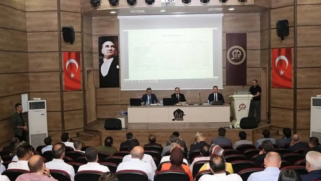 Siirt'te Su Kurulu Toplantısı Yapılacak