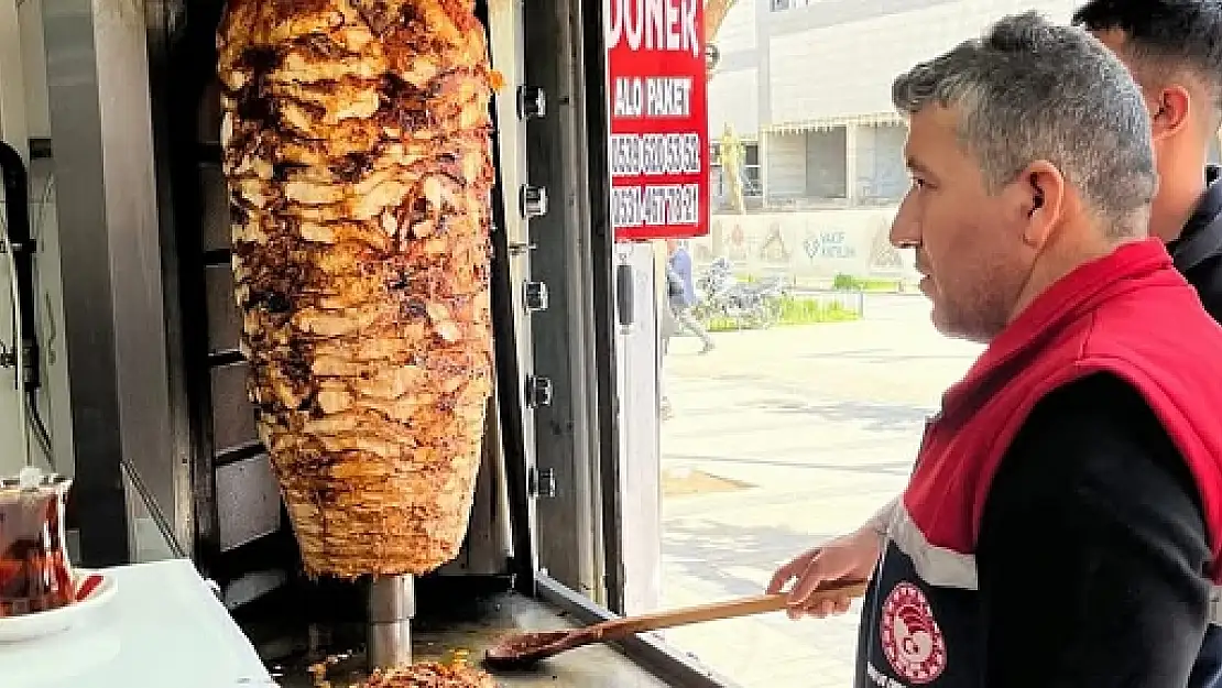 Siirt'te Tavuk Döner Denetimi
