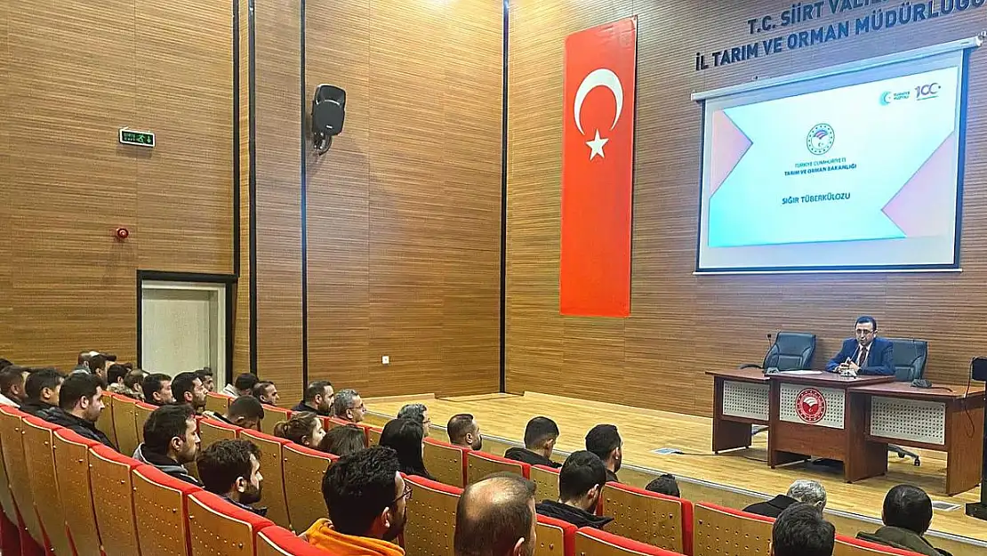 Siirt'te Veteriner Hekimlere Eğitim Verildi