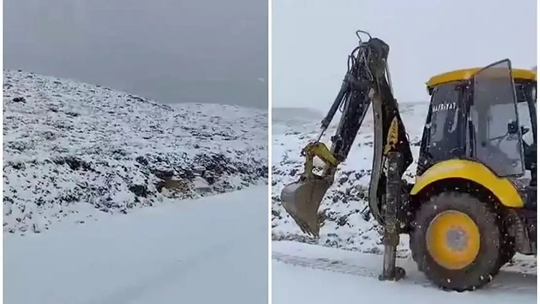 Siirt'te Yağmur Yağışları Etkili Oldu, Yüksek Kesimlere Kar Yağdı!