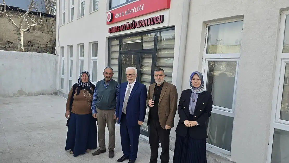 Siirt'te Yeni Kur'an Kursu Hizmete Girmeye Hazırlanıyor