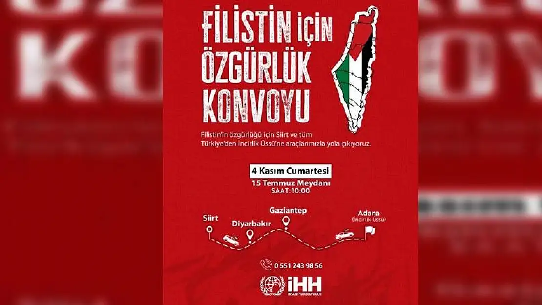 Siirt'ten İncirlik Üssüne Konvoy!