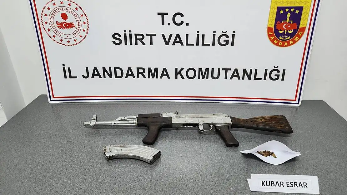 Silah, Mühimmat ve Uyuşturucu Ele Geçirildi