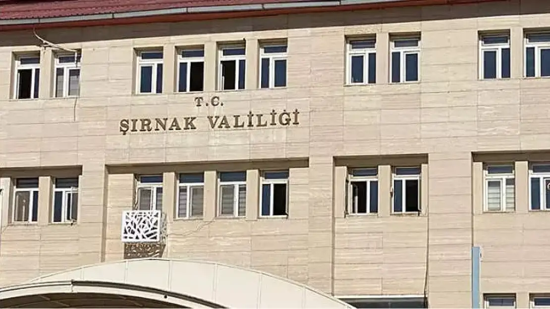 Şırnak'ta 7 Bölge 15 Gün Süreyle Geçici Özel Güvenlik Bölgesi İlan Edildi