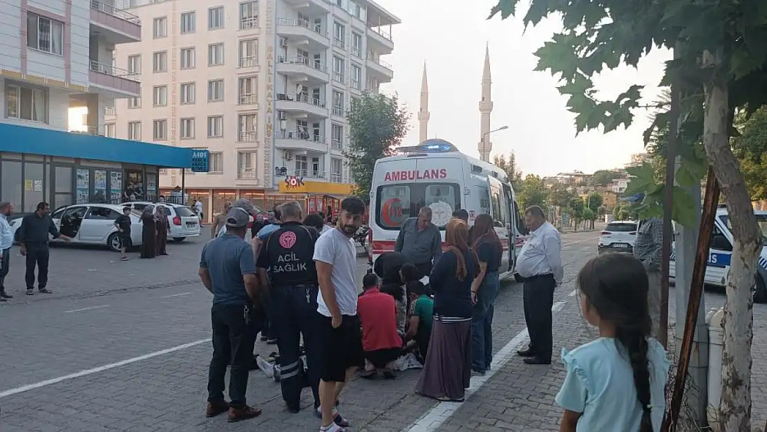 Şirvan'da Motosiklet Sürücüsü Yaralandı