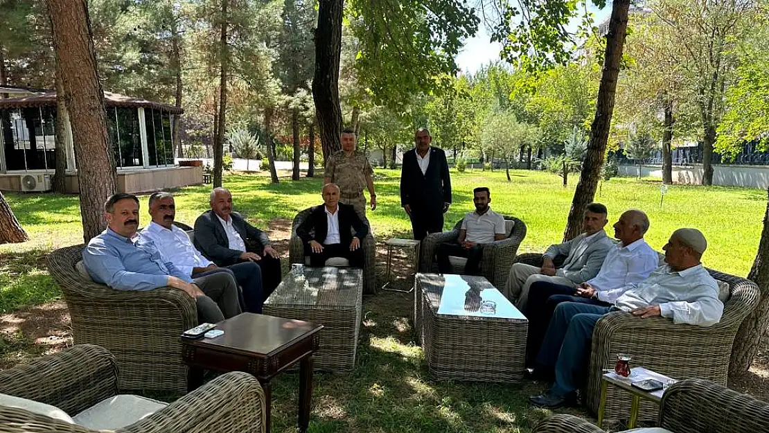Şirvan Heyetinden İl Jandarma Komutanı Tuğgeneral Emrullah Büyük'e Ziyaret