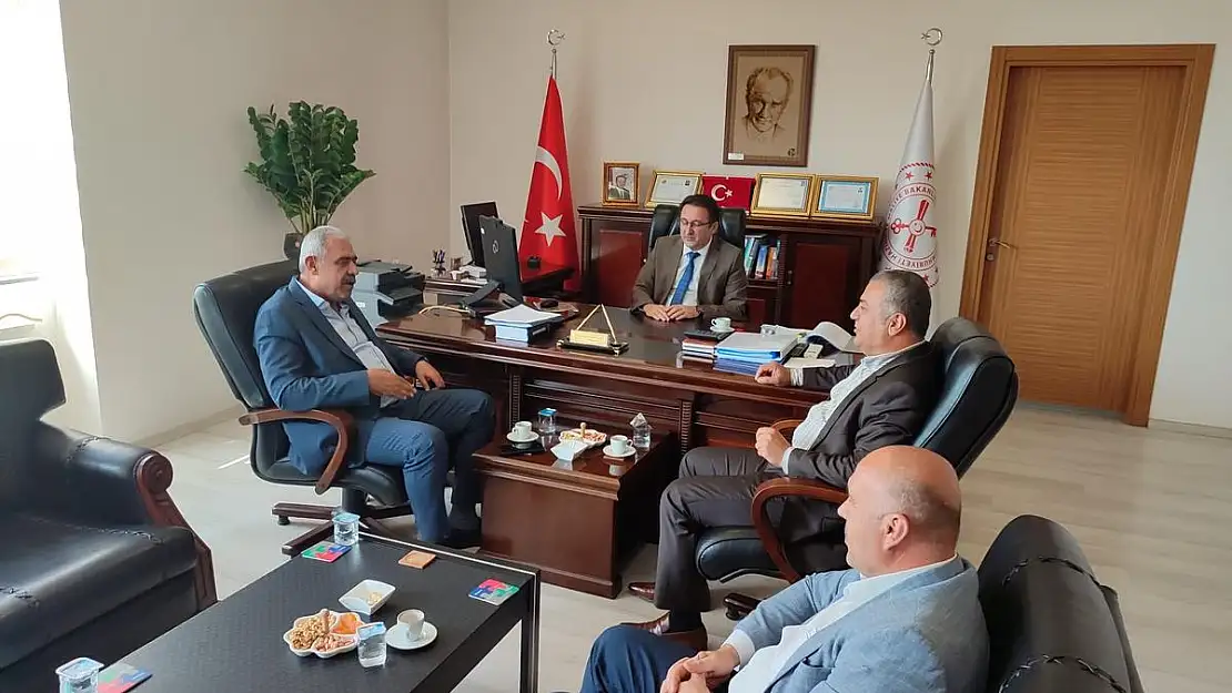 Tacettin Lale ve Baki Olğaç'tan Siirt Defterdarı Şimşek'e Ziyaret