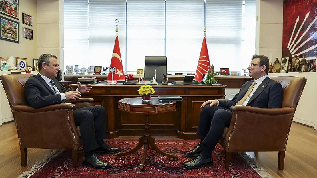 TBB ve İBB Başkanı İmamoğlu, CHP Genel Başkanı Özel İle 'Kayyım' Gündemli Görüştü
