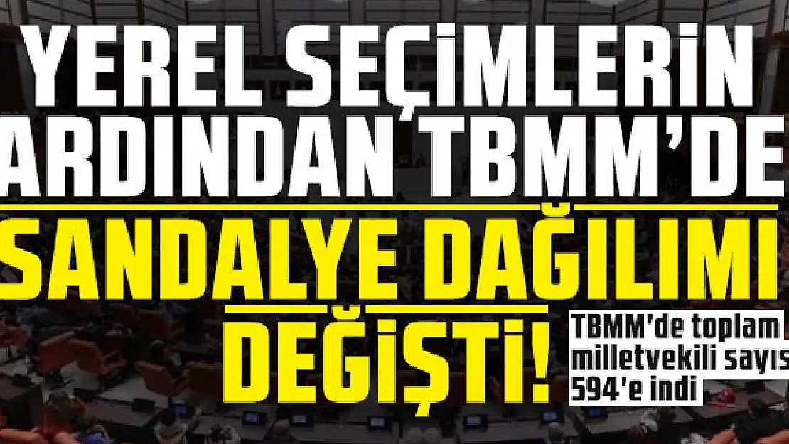 TBMM Üye Sayısı 594'e Düştü