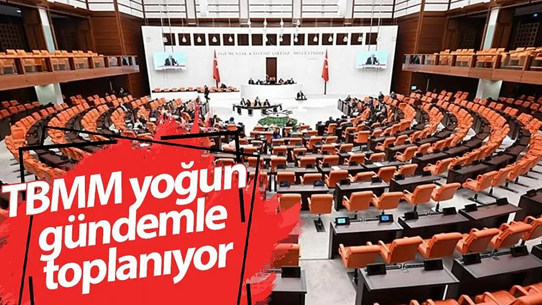 TBMM Yoğun Bir Gündemle Toplanıyor