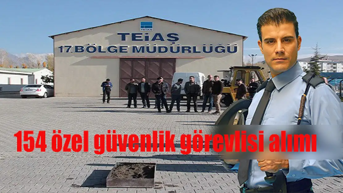 TEİAŞ 17 BÖLGE MÜDÜRLÜĞÜNE 36 AY SÜRELİ 154 KİŞİLİK ÖZEL SİLAHLI GÜVENLİK GÖREVLİSİ HİZMET ALIMI GERÇEKLEŞTİRİLECEK