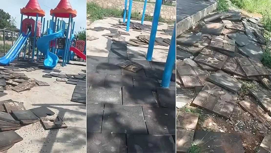 Tillo Tabiat Parkı'ndaki Oyun Alanı Bakımsızlıktan Harabeye Döndü!