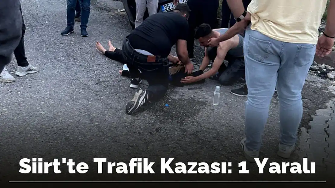 Trafik Kazası: 1 Yaralı