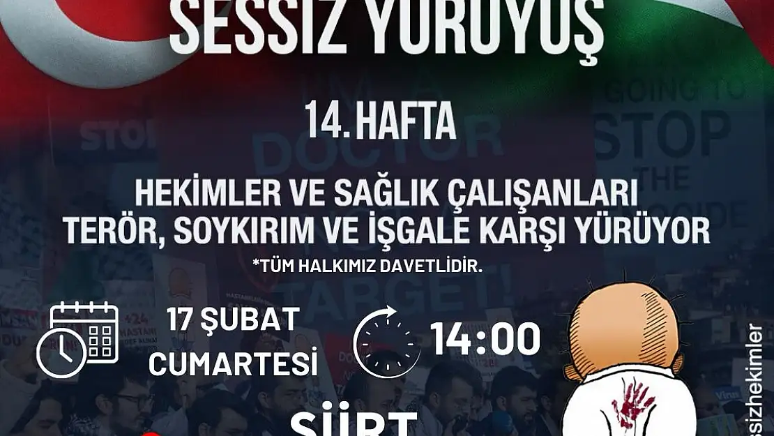 Tüm Siirt Halkını Yürüyüşümüze Davet Ediyoruz