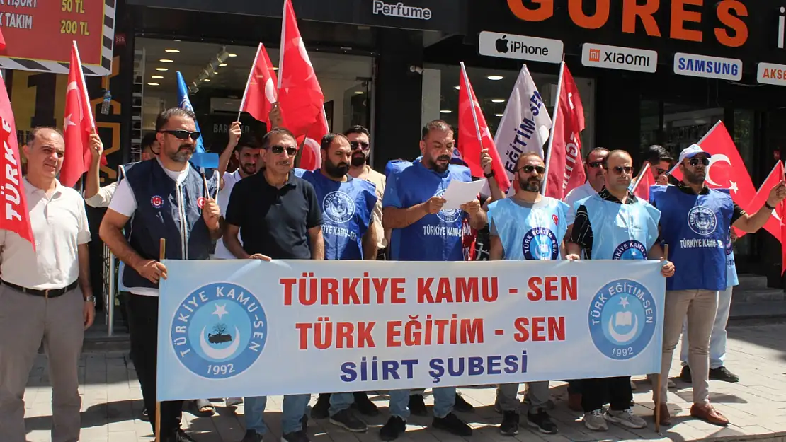 Türkiye Kamu-Sen Siirt İl Temsilcisi Cengiz Özbilici, Toplu Sözleşme Teklifini Reddettiklerini Açıkladı